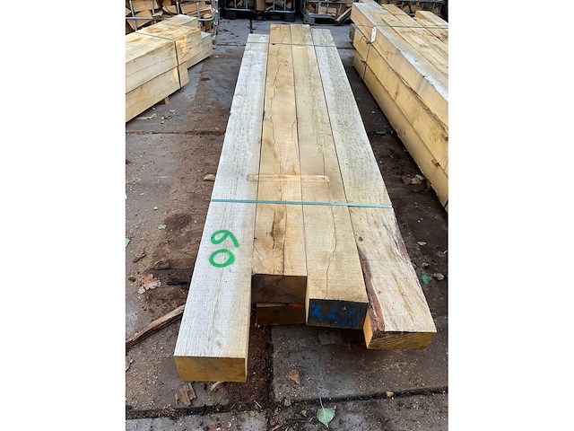 Eiken balken 150x200 mm (8x) - afbeelding 3 van  3