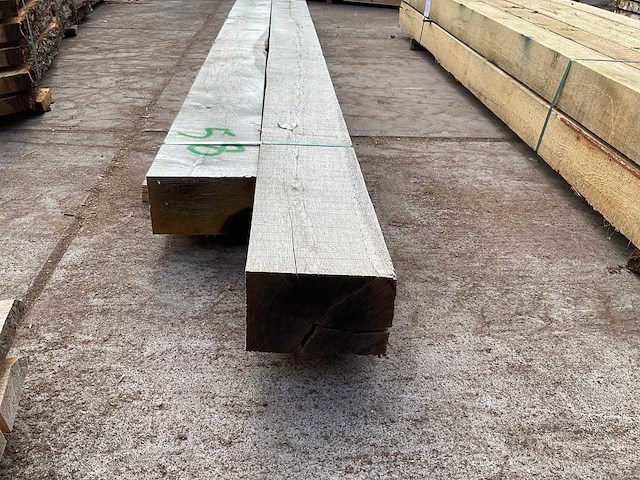 Eiken balken 150x240 mm (2x) - afbeelding 4 van  5
