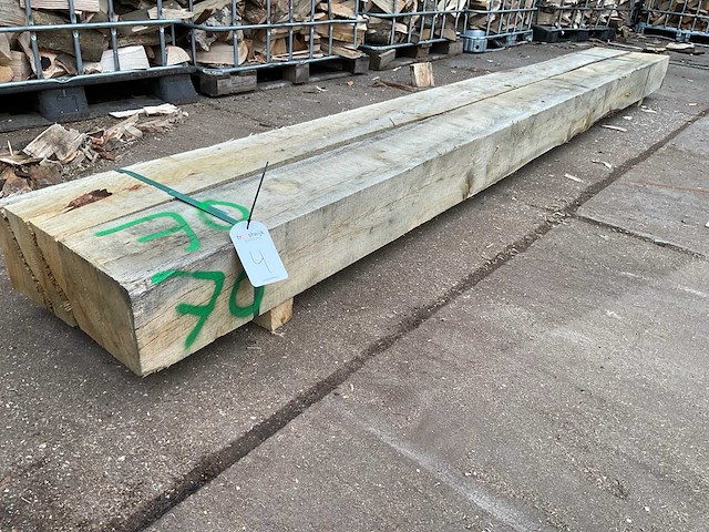 Eiken balken 175x210 mm (2x) - afbeelding 1 van  5