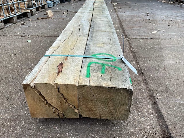 Eiken balken 175x210 mm (2x) - afbeelding 2 van  5