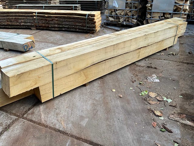 Eiken balken 200x200 mm (4x) - afbeelding 1 van  5