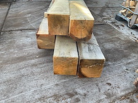 Eiken balken 200x200 mm (5x) - afbeelding 4 van  5