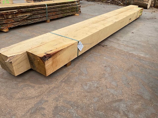 Eiken balken 200x225 mm (2x) - afbeelding 1 van  5