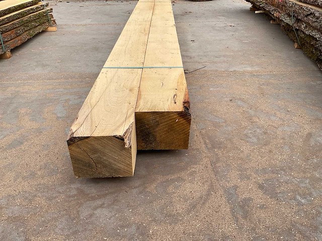 Eiken balken 200x225 mm (2x) - afbeelding 2 van  5
