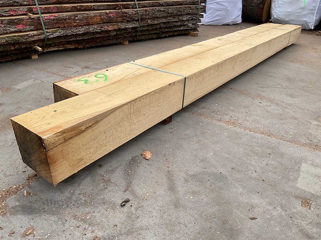 Eiken balken 200x225 mm (2x) - afbeelding 3 van  5