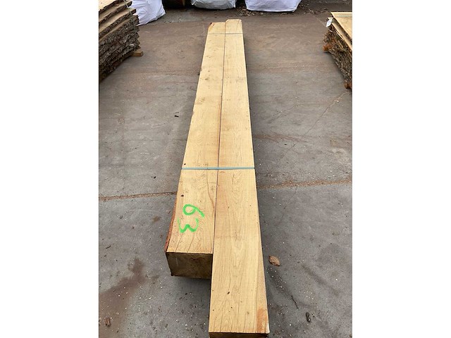 Eiken balken 200x225 mm (2x) - afbeelding 5 van  5