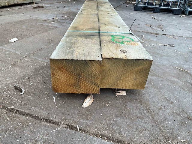 Eiken balken 205x260 mm (2x) - afbeelding 2 van  5