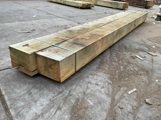 Eiken balken 205x260 mm (2x) - afbeelding 3 van  5