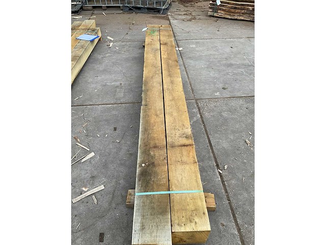 Eiken balken 230x230 mm (2x) - afbeelding 5 van  5