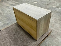 Eiken bijzet kast 53,5x86x40,5cm - afbeelding 4 van  6