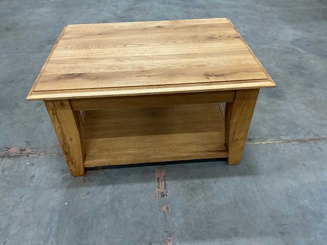 Eiken bijzettafel 60,5x80x46,5cm - afbeelding 2 van  6