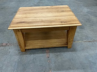 Eiken bijzettafel 60,5x80x46,5cm - afbeelding 2 van  6