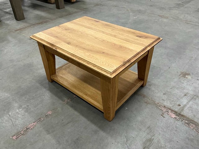 Eiken bijzettafel 60,5x80x46,5cm - afbeelding 4 van  6