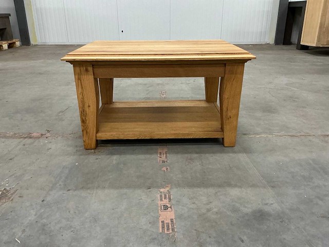 Eiken bijzettafel 60,5x80x46,5cm - afbeelding 6 van  6
