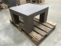 Eiken bijzettafel 69,5x70x40cm - afbeelding 4 van  6