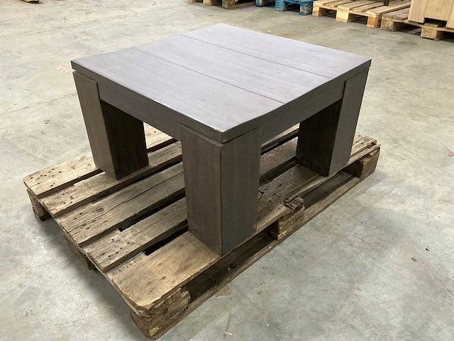 Eiken bijzettafel 69,5x70x40cm - afbeelding 5 van  6
