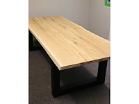 Eiken blad 220x100 4 cm boomstam - afbeelding 1 van  2