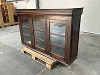 Eiken bovenkast 112x190,5x42cm - afbeelding 1 van  6
