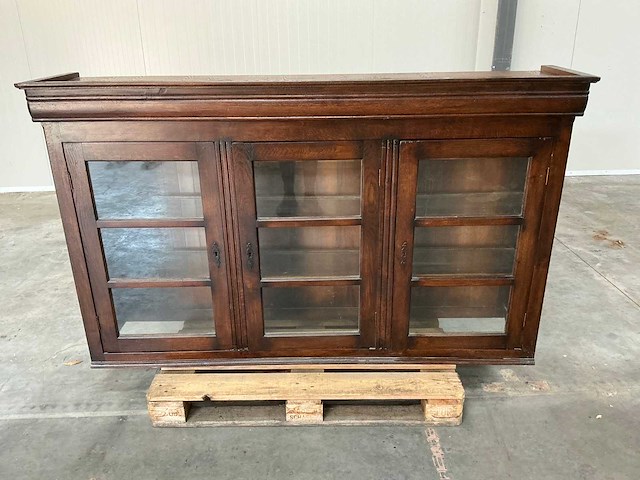 Eiken bovenkast 112x190,5x42cm - afbeelding 2 van  6