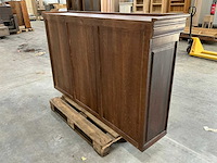 Eiken bovenkast 112x190,5x42cm - afbeelding 4 van  6