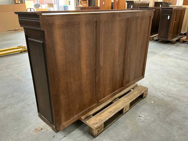 Eiken bovenkast 112x190,5x42cm - afbeelding 5 van  6