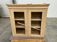Eiken bovenkast 120,5x126,5x54,5cm - afbeelding 2 van  5