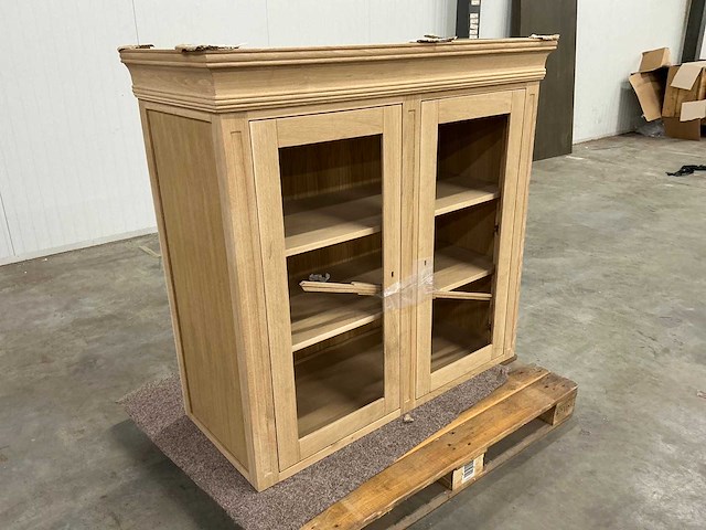 Eiken bovenkast 120,5x126,5x54,5cm - afbeelding 3 van  5