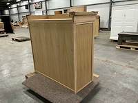 Eiken bovenkast 120,5x126,5x54,5cm - afbeelding 4 van  5