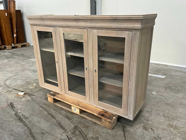 Eiken bovenkast 120,5x180x53cm - afbeelding 1 van  7