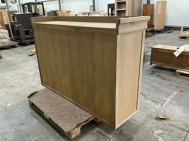 Eiken bovenkast 120,5x180x53cm - afbeelding 4 van  7