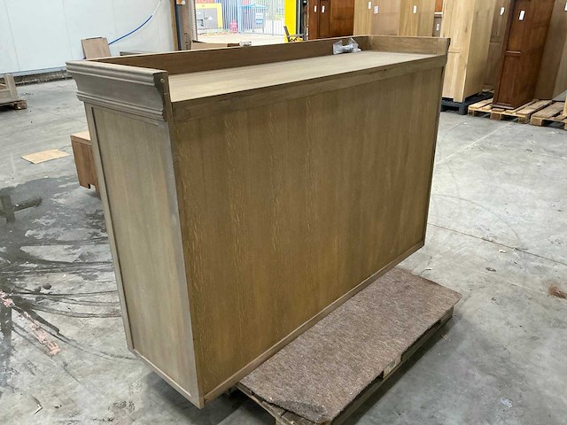 Eiken bovenkast 120,5x180x53cm - afbeelding 5 van  7