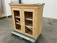 Eiken bovenkast 120x126x54,5cm - afbeelding 1 van  5