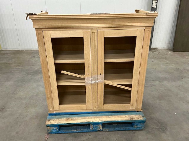 Eiken bovenkast 120x126x54,5cm - afbeelding 2 van  5