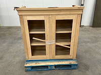 Eiken bovenkast 120x126x54,5cm - afbeelding 2 van  5