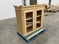 Eiken bovenkast 120x126x54,5cm - afbeelding 3 van  5