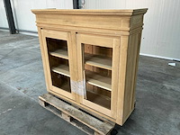Eiken bovenkast 121,5x136,5x38cm