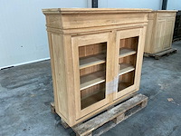 Eiken bovenkast 121,5x136,5x38cm - afbeelding 3 van  4