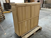 Eiken bovenkast 121,5x136,5x38cm - afbeelding 4 van  4