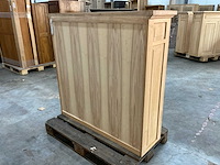 Eiken bovenkast 121x125x38,5cm
