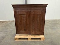 Eiken bovenkast 125x130x42,5cm - afbeelding 2 van  6