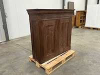 Eiken bovenkast 125x130x42,5cm - afbeelding 3 van  6
