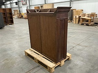 Eiken bovenkast 125x130x42,5cm - afbeelding 4 van  6