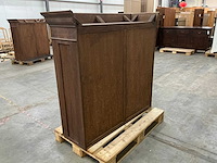 Eiken bovenkast 125x130x42,5cm - afbeelding 5 van  6