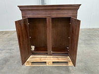 Eiken bovenkast 125x130x42,5cm - afbeelding 6 van  6