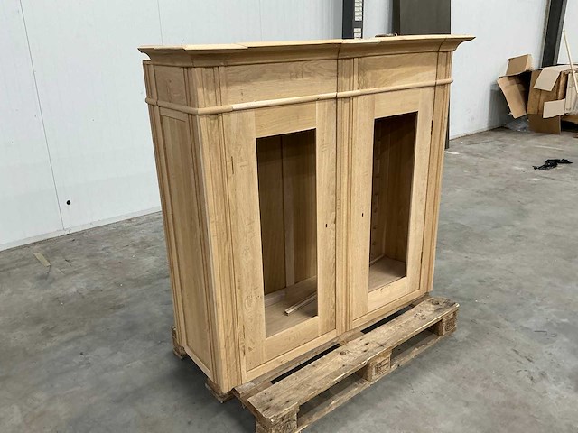 Eiken bovenkast 127,5x139,5x50cm - afbeelding 2 van  2