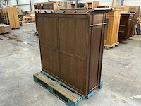 Eiken bovenkast 128x137x48cm - afbeelding 4 van  5