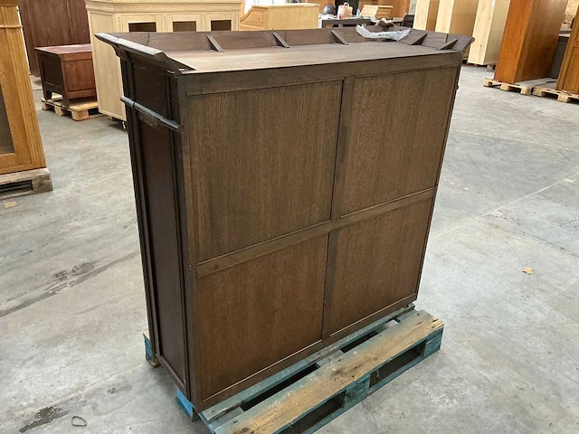 Eiken bovenkast 128x137x48cm - afbeelding 5 van  5
