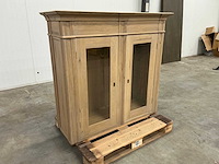 Eiken bovenkast 129x139x49cm - afbeelding 3 van  6