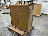 Eiken bovenkast 129x139x49cm - afbeelding 4 van  6