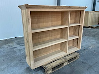 Eiken bovenkast buffetkast 135x185,5x40 - afbeelding 3 van  5